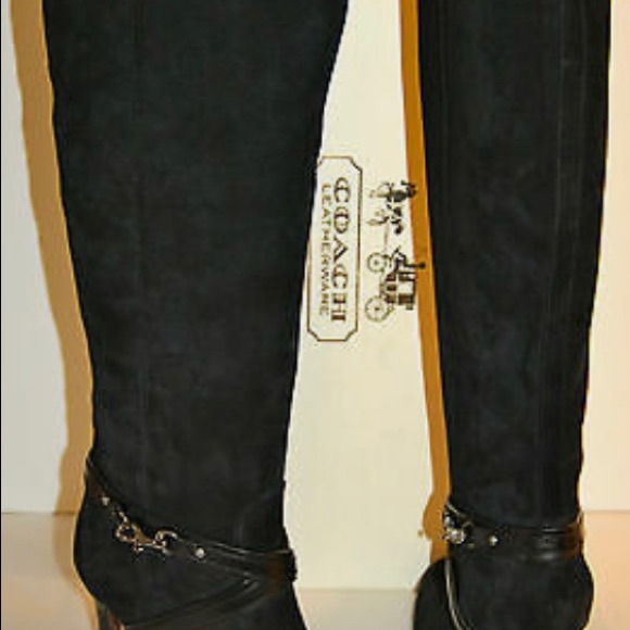 Coach Sz. 6.5 Suede & Leather Boot - Picture 7 of 7